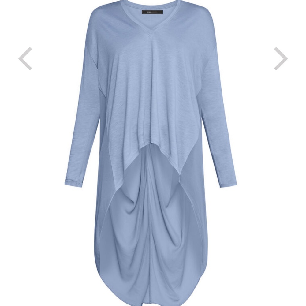 BCBG long sleeve high-low top